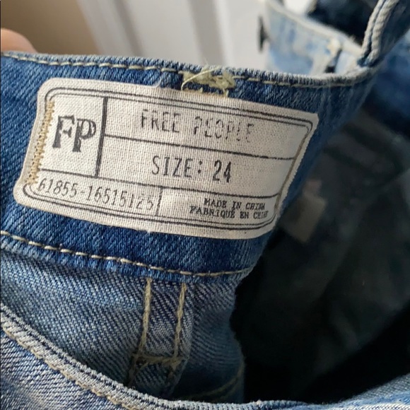 NWOT Free People Perfect Brady Denim Overalls - Picture 6 of 8